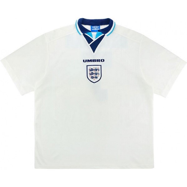 Tailandia Camiseta Inglaterra 1st Retro 1996 Blanco